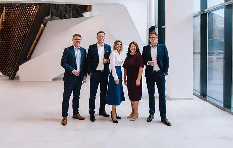 Hays Vorstand: Markus Auer, Alexander Heise, Ivonne Gassmann, Johannes Becker