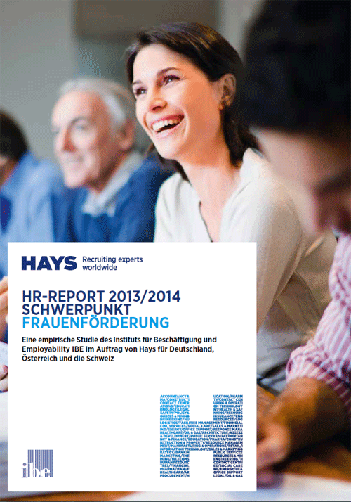 Hays-Studie HR-Report 2013/2014. Schwerpunkt Frauenförderung