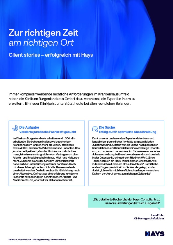 Success Story des Klinikums Burgenlandkreis