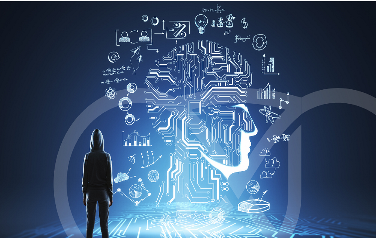 Futuristische Projektion