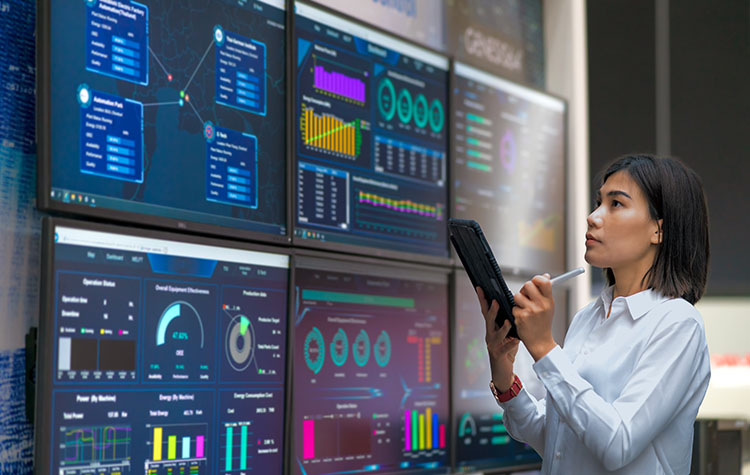 Employees of a leading IT provider