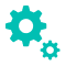 Icon - Cogwheels Lightgreen