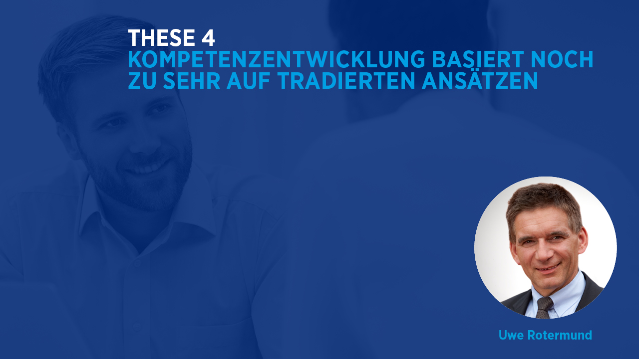 Rekrutierung, Führung und Kompetenzentwicklung sollten nicht aufgabenzentriert, sondern potenzialorientiert ausgerichtet sein. Die neuen Mitarbeiter sollten schließlich ermuntert und dabei unterstützt werden, eigene Themen und Arbeitsweisen einzubringen.