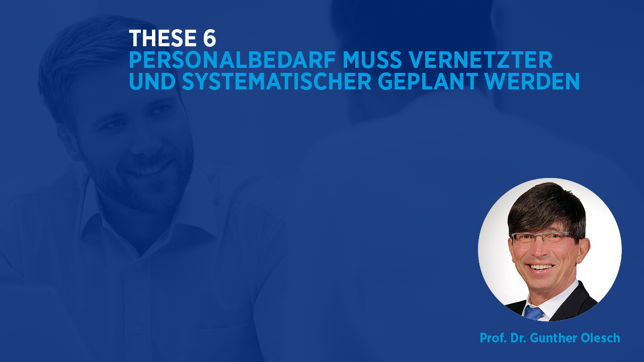 Um dem Fachkräftemangel erfolgreich zu begegnen, halte ich schließlich noch eine strategische Planung des Personalbedarfs für dringend erforderlich. Sie gelingt meines Erachtens aber nur, wenn HR mit den Fachbereichen über die Planungsprozesse hinaus eng verzahnt ist.