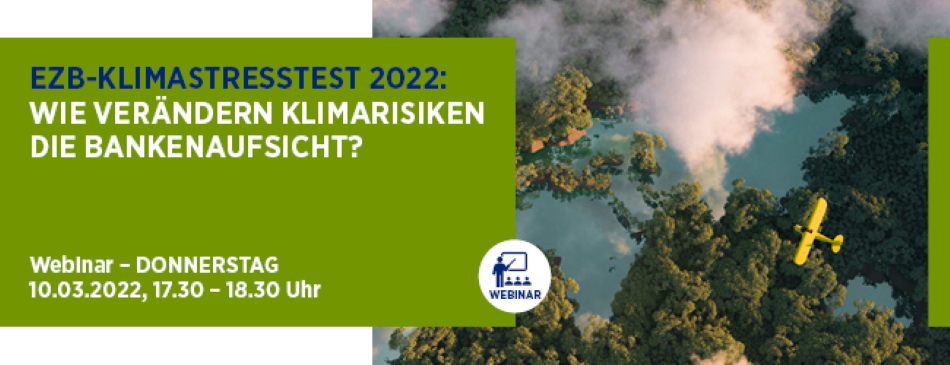 Webinar EZB Klimastresstest 2022