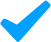 Icon - Checkmark Light Blue