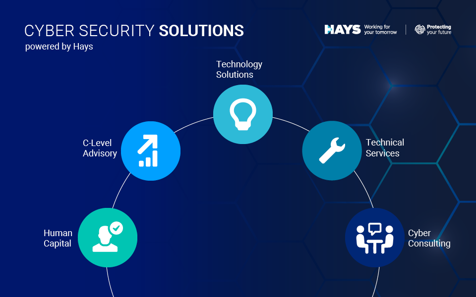 Grafik - Cyber Security Hub by Hays