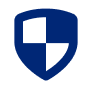 Icon - Blaues Schild