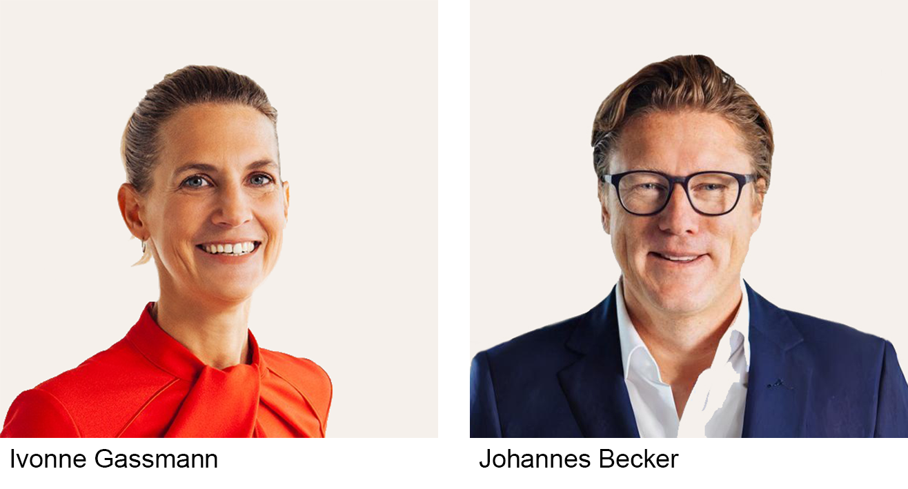 Unser neuer Vorstand bei Hays, Ivonne Gassmann und Johannes Becker
