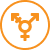 Symbol zur Veranschaulichung der genderdiversitat